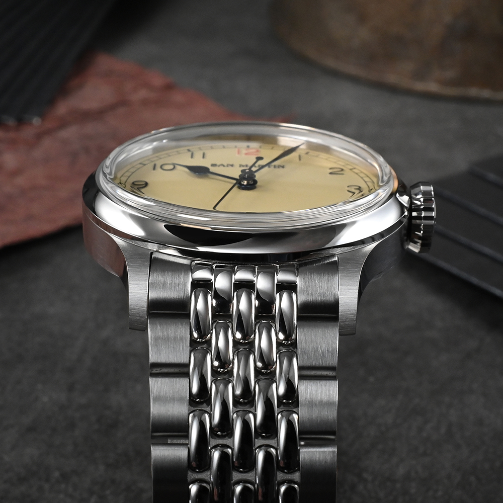 San Martin Retro Pilot Watch - SN0105-G-NB