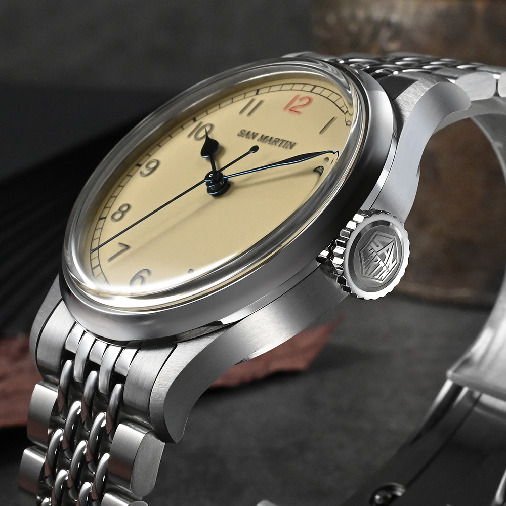 San Martin Retro Pilot Watch - SN0105-G-NB