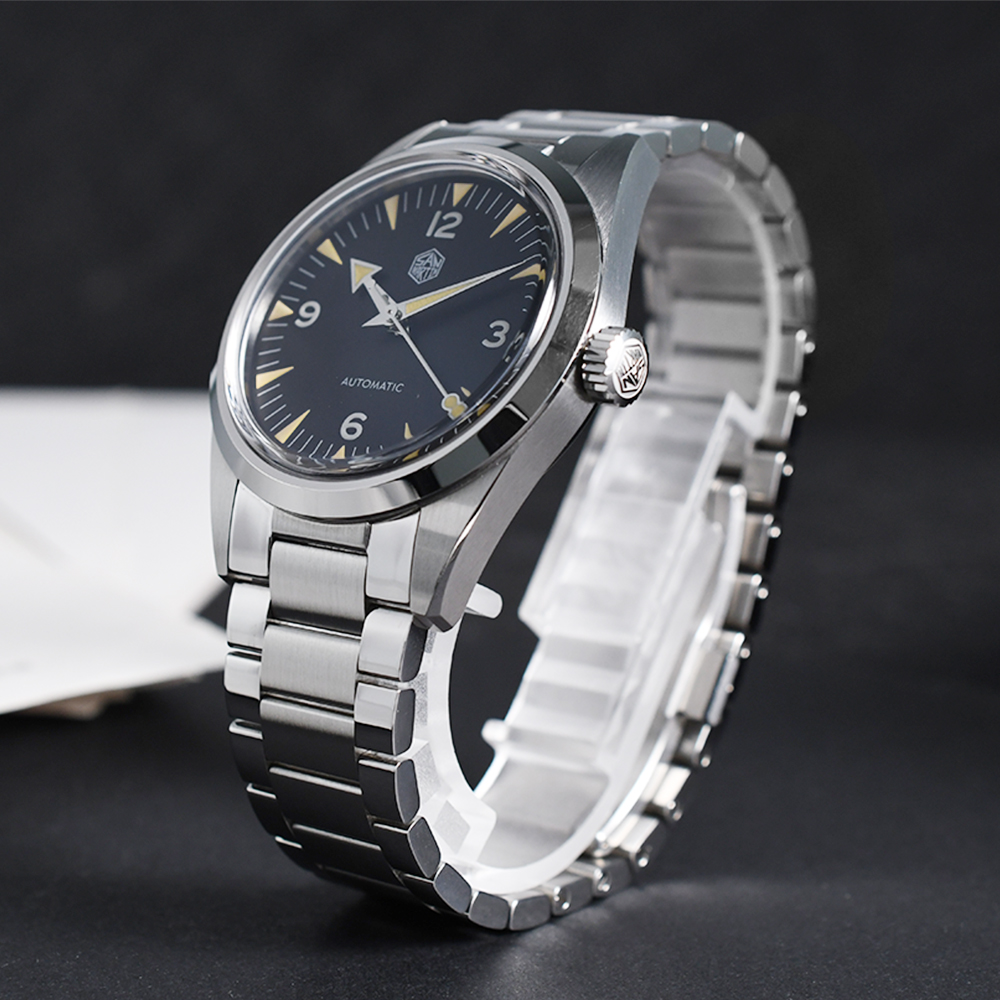 San Martin 38mm Vintage Men Watches Classic 1957 Retro NH35