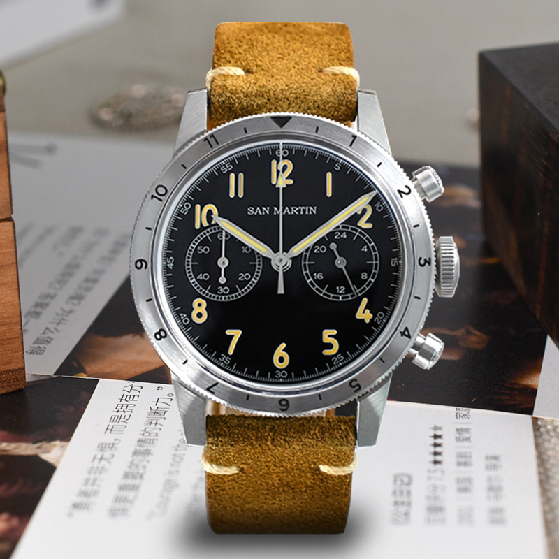 San Martin Chronograph Watch - SN0127-G-JS