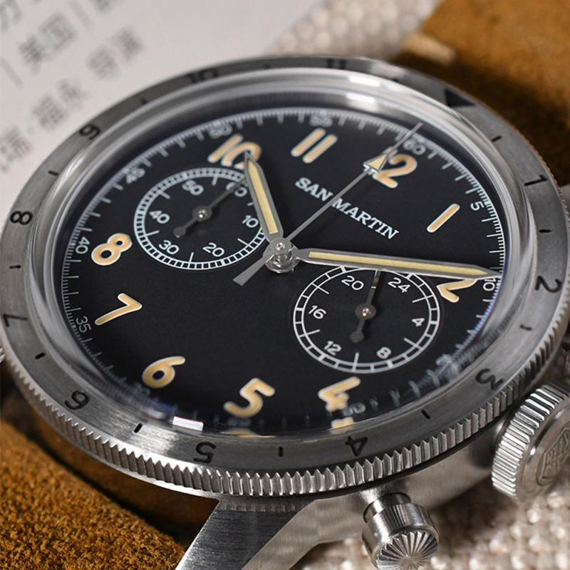 San Martin Chronograph Watch - SN0127-G-JS