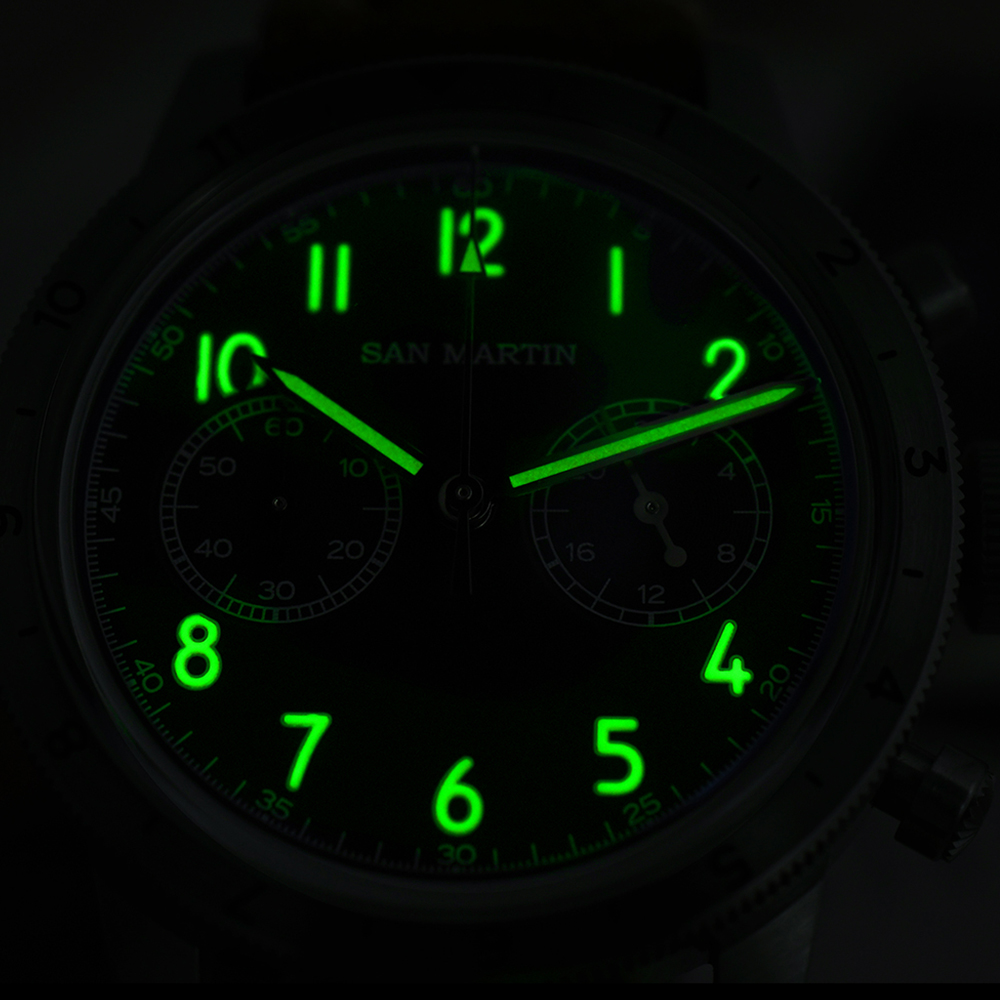 本日最終値下げ CRONOS 自動巻 マークシリーズ san martin San Martin Chronograph Watch - SN0127-G-JS