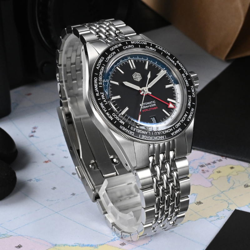 San Martin World Time Watch - SN0116-G