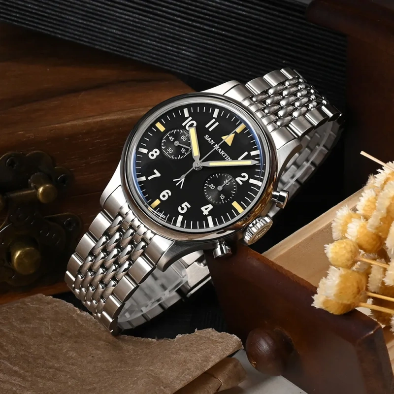 San Martin Flieger Chronograph - SN0105G-JS