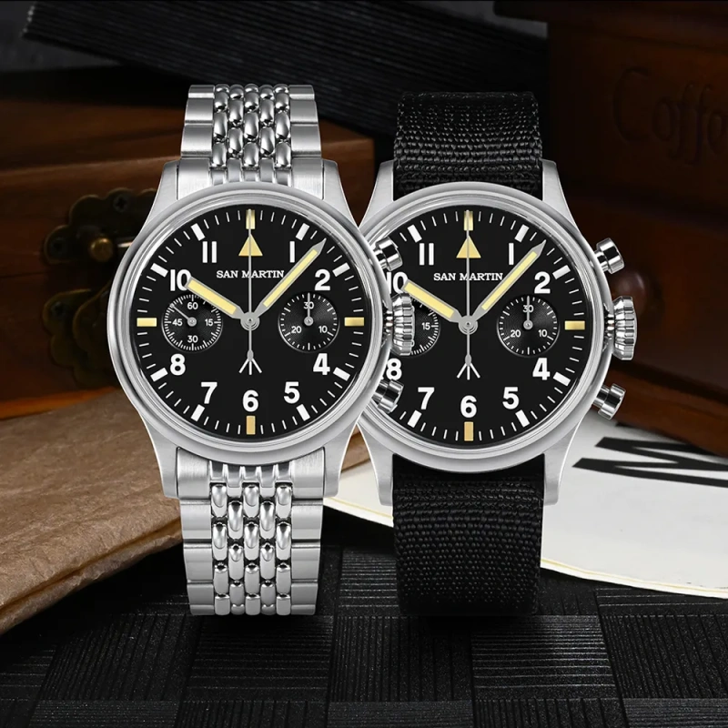 San Martin Flieger Chronograph - SN0105G-JS