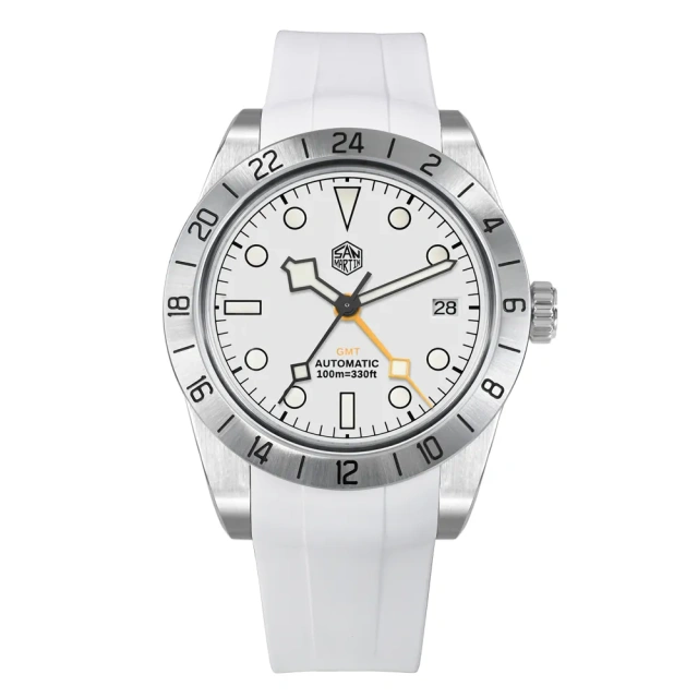 San Martin Fans Discount Edition BB GMT Watch - SN0054G-E Rubber Strap