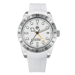 San Martin Fans Discount Edition BB GMT Watch - SN0054G-E Rubber Strap