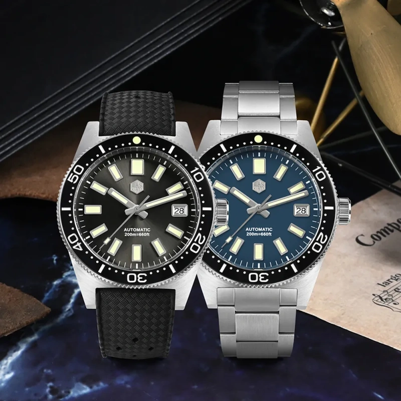 San Martin Fans Discount Edition 62Mas Diving Watch - SN0007G-B