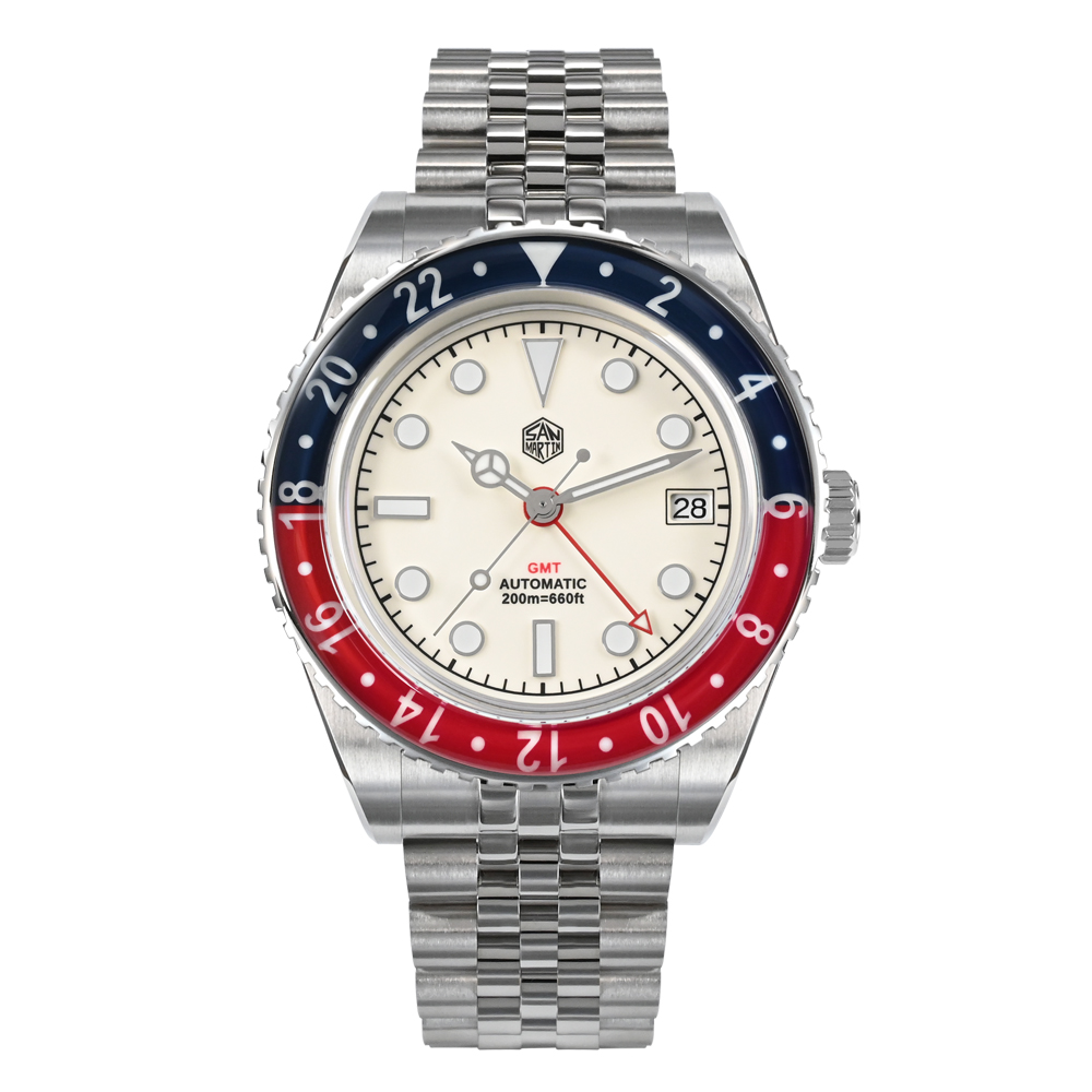 San Martin NH34 GMT Watch - SN0005G-B