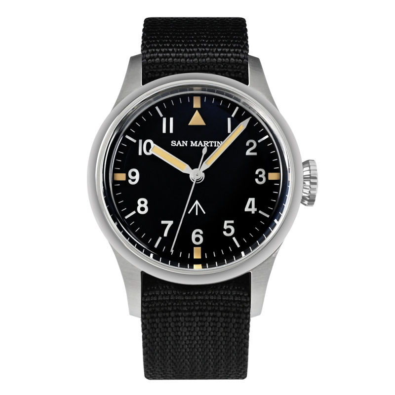 San Martin 38.5mm Pilot Watch - SN0105G-NB-1