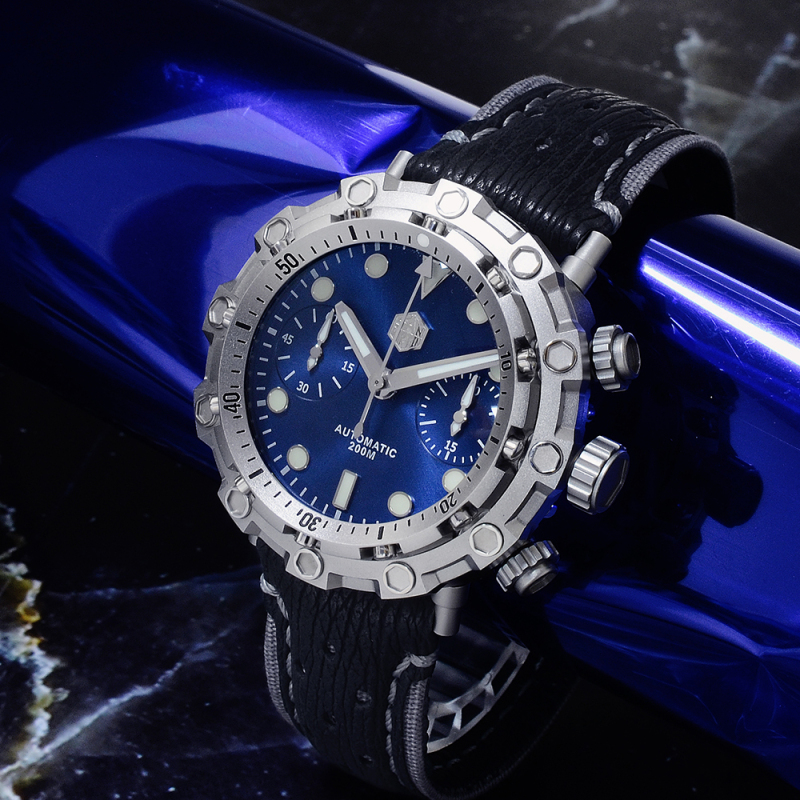 San Martin Watch ETA 7753 Chronograph - SN0025T-JS