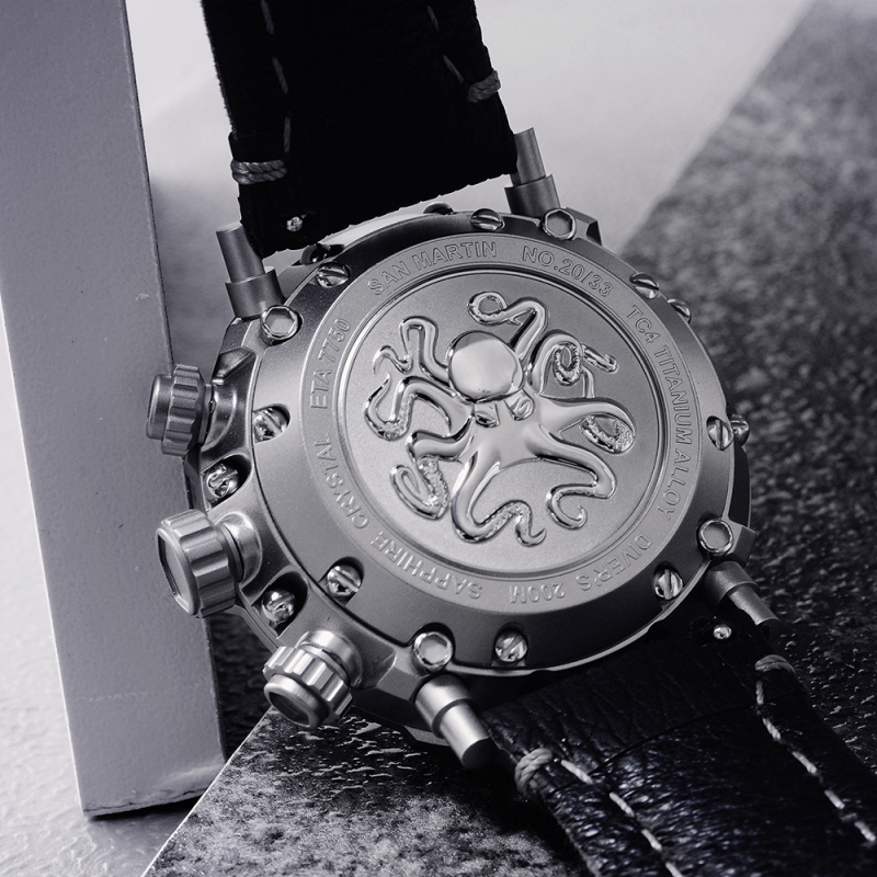 San Martin Watch ETA 7753 Chronograph - SN0025T-JS