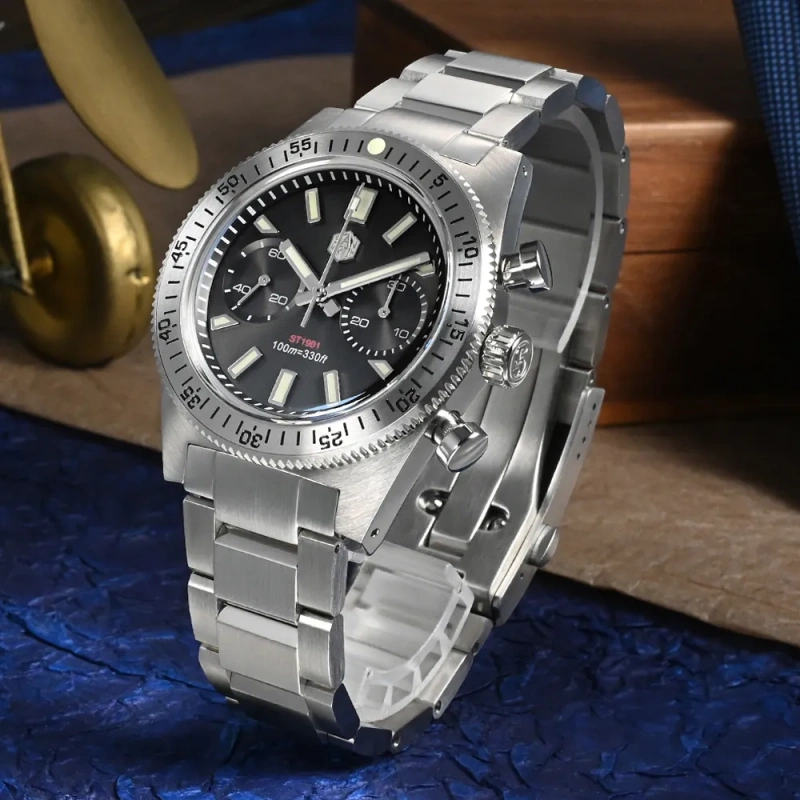 San Martin 62mas Chronograph - SN0007G-JS