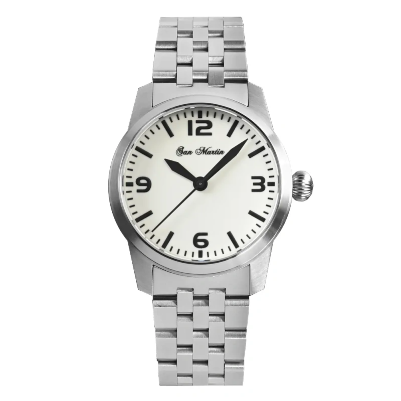 San Martin 38mm Pilot Men Watches SN0022G