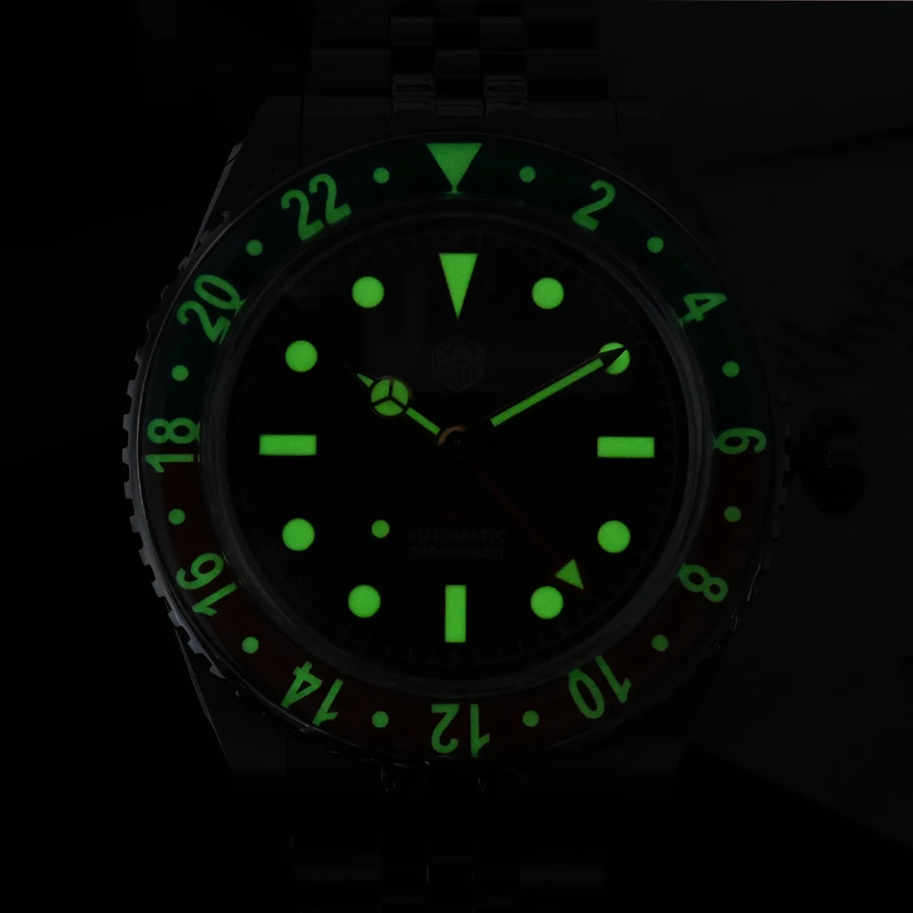 San Martin Vintage GMT Watch-SN0005G-2