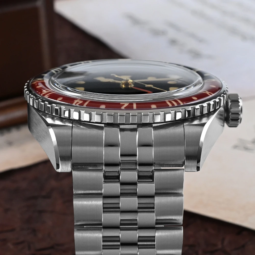 San Martin Vintage GMT Watch-SN0005G-2