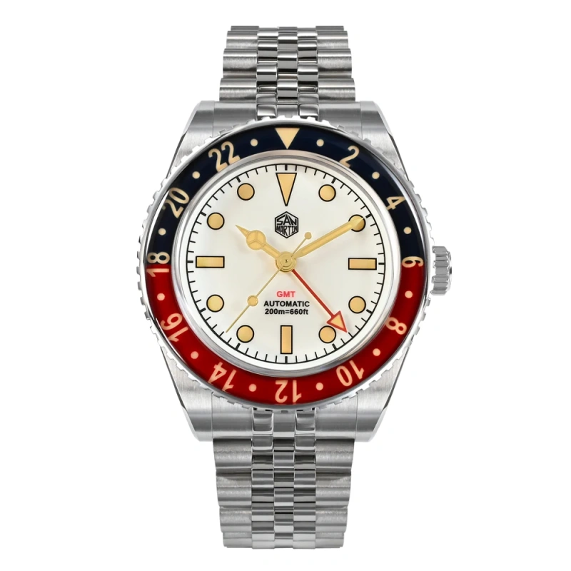 San Martin Vintage GMT Watch-SN0005G-2