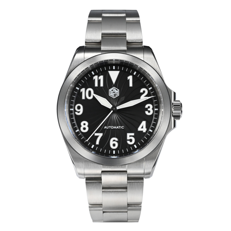 San Martin Turbine Dial Pilot Watch-SN0132G-1