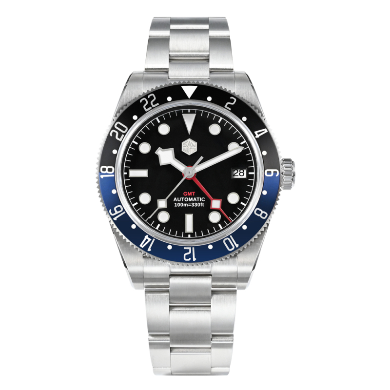 San Martin 39mm GMT Watch-SN0109