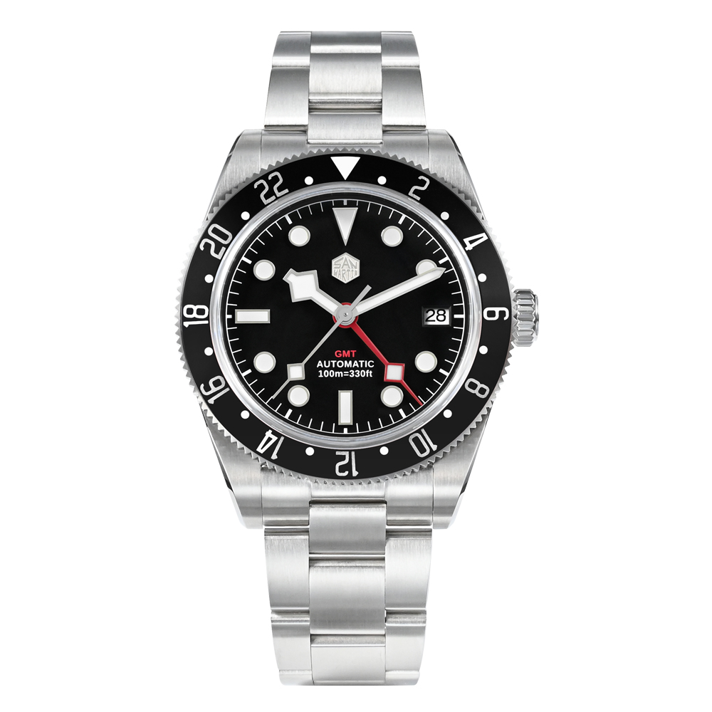 San Martin 39mm GMT Watch-SN0109