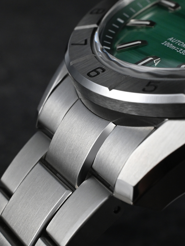 San Martin 42mm NH35 Watch Malachite Gemstone Dial SN0130G-B