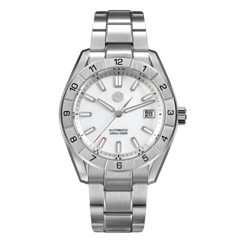 San Martin 42mm NH35 Watch Malachite Gemstone Dial SN0130G-B