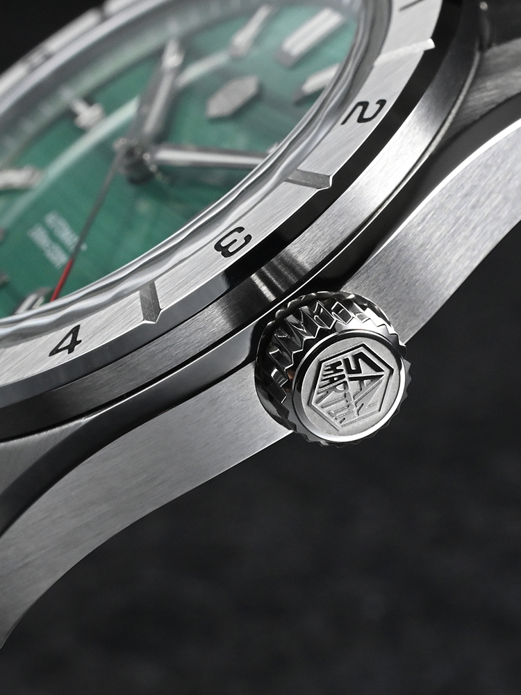 San Martin 42mm NH35 Watch Malachite Gemstone Dial SN0130G-B