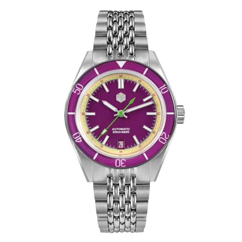 San Martin 39.5mm Summer Dive Watch Fashion Fun Fruit Series Men Sports Watches NH35 Automatic Mechanical 20 ATM SN0116 Reloj