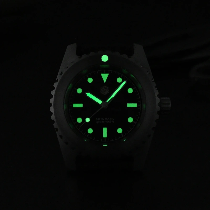 San Martin Retro Men Diver Watch 41mm Classic Vintage Miyota Self-winding Mechanical Watches 200M Waterproof SLN C3 Luminous