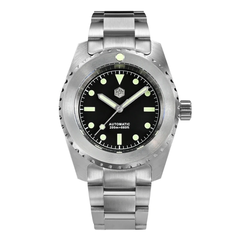 San Martin Retro Men Diver Watch 41mm Classic Vintage Miyota Self-winding Mechanical Watches 200M Waterproof SLN C3 Luminous
