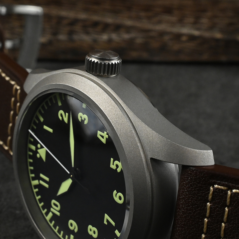 San Martin Pilot Titanium Watch SN0030T