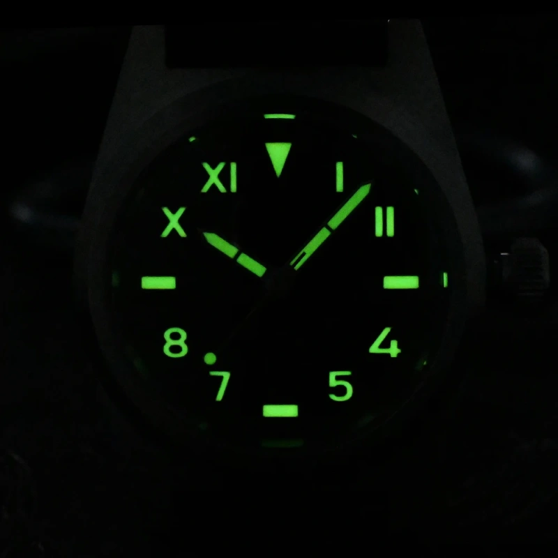 San Martin Pilot Watch 38mm YN55 Vintage Military Enthusiasts Sapphire Nylon Strap Automatic Mechanical Men Watches 20Bar