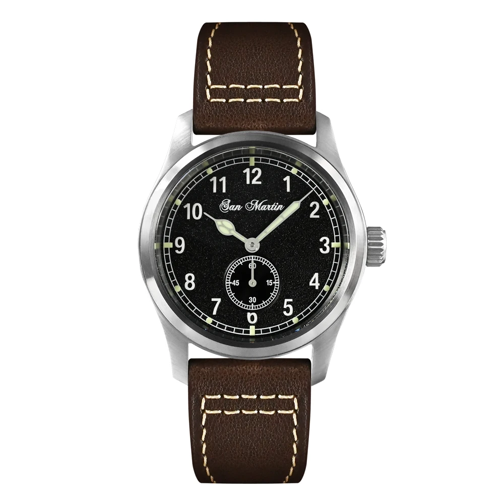 San Martin SN0034: 37mm Pilot Watch with RONDA 6004 Quartz Movement