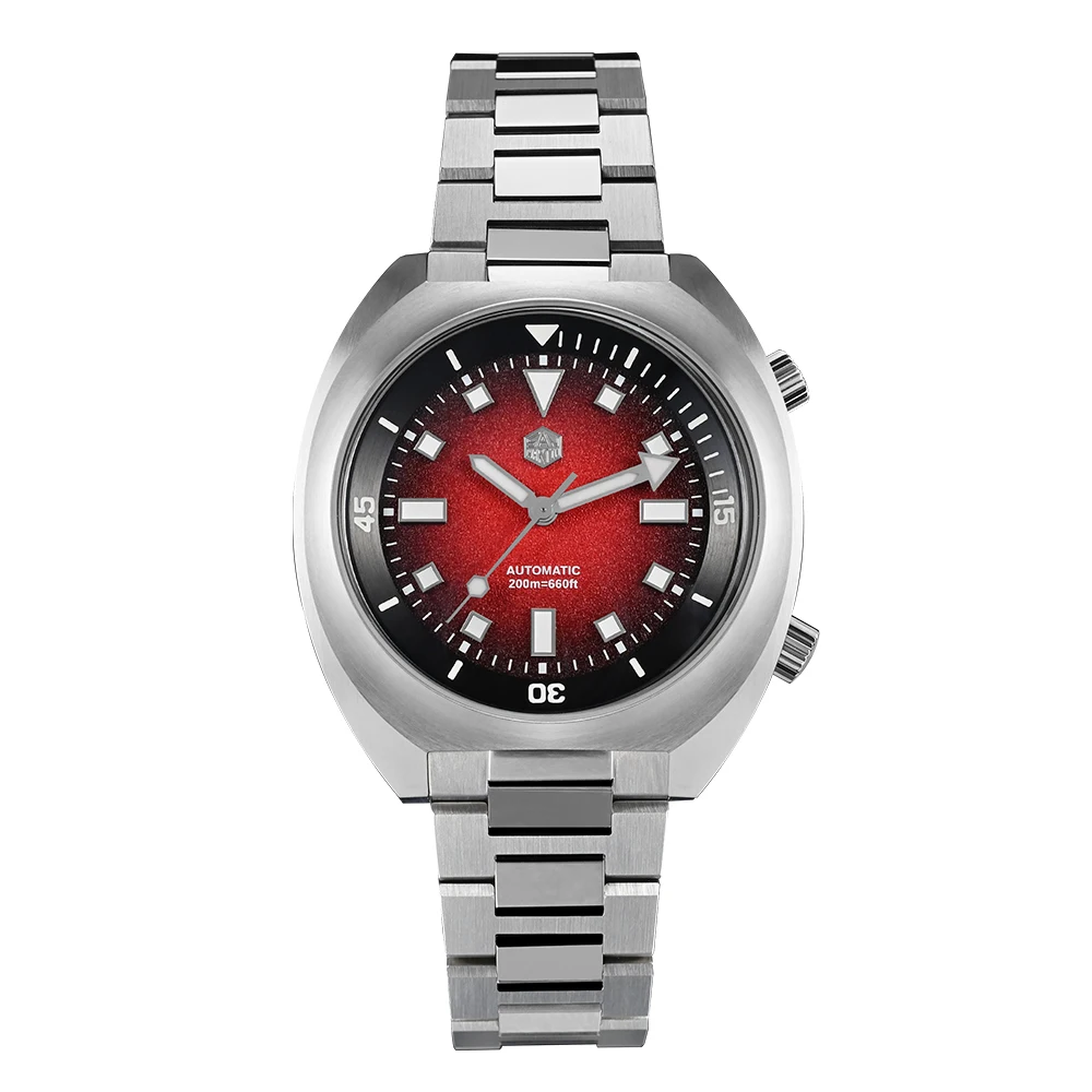 San Martin SN0066: 42mm Compressor Diver Watch with Gradient