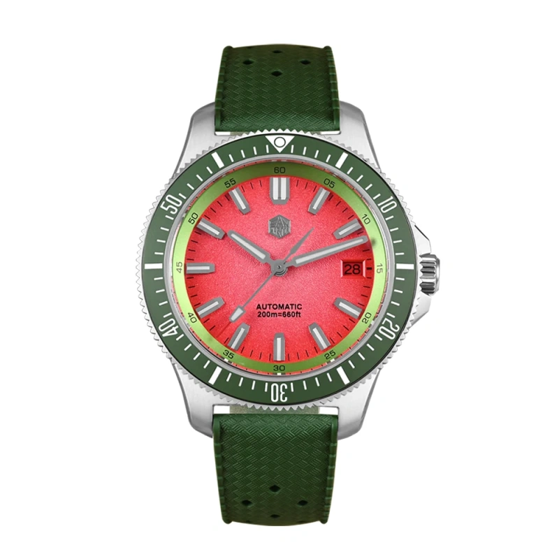 San Martin 2025 New Upgraded Version 40mm Dive Watch Men Original Design NH35 Automatic Mechanical Waterproof 200m SN0118
