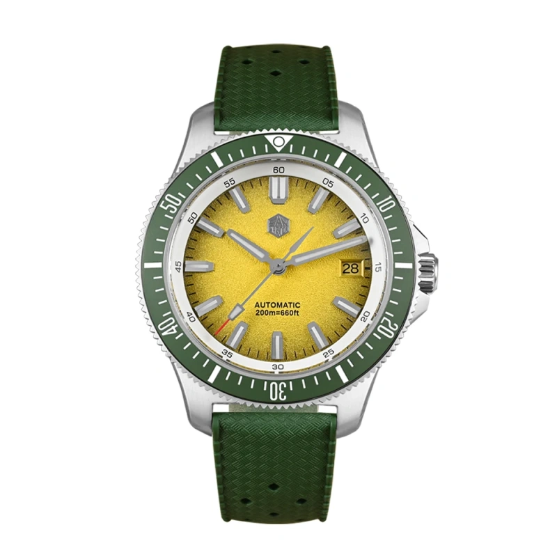 San Martin 2025 New Upgraded Version 40mm Dive Watch Men Original Design NH35 Automatic Mechanical Waterproof 200m SN0118