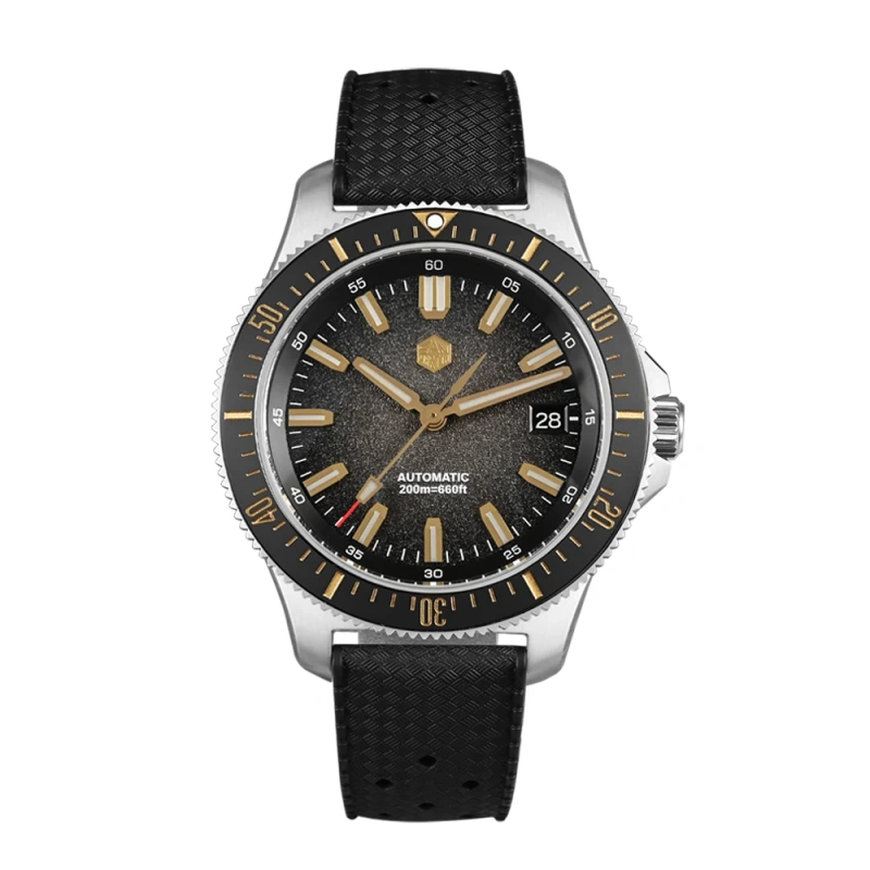 San Martin 2025 New Upgraded Version 40mm Dive Watch Men Original Design NH35 Automatic Mechanical Waterproof 200m SN0118