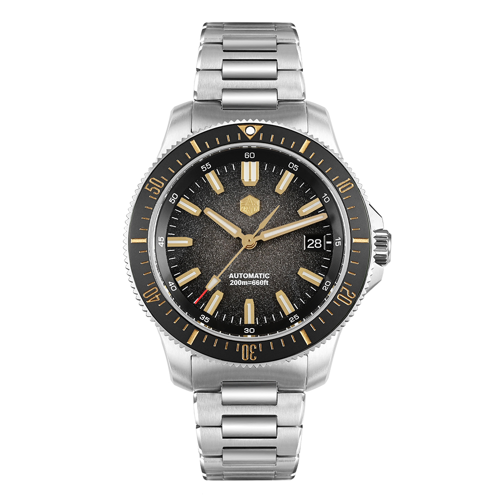 San Martin SN0118G-B: 2025 Upgraded 40mm Diver Watch with NH35