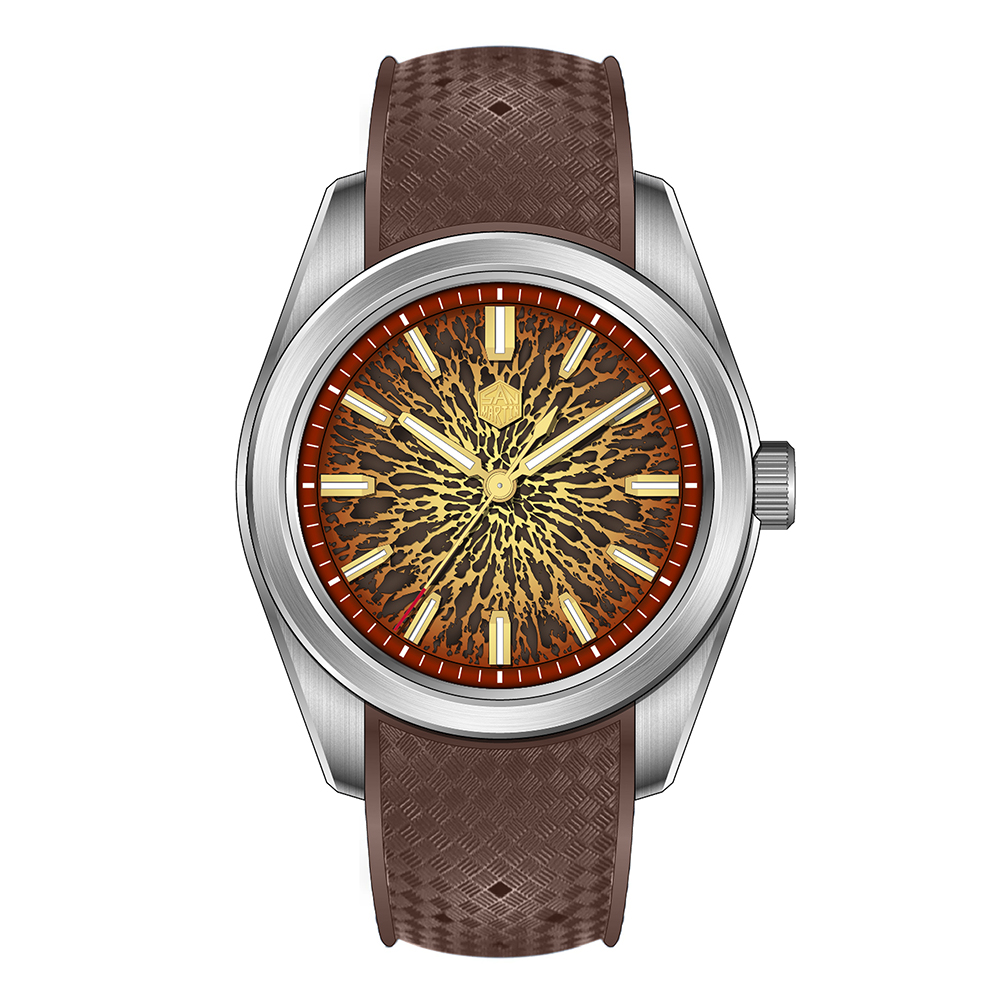 San Martin FKM 36/39/42mm JianZhan Dial Men Watch Miyota 9015 SN0144G