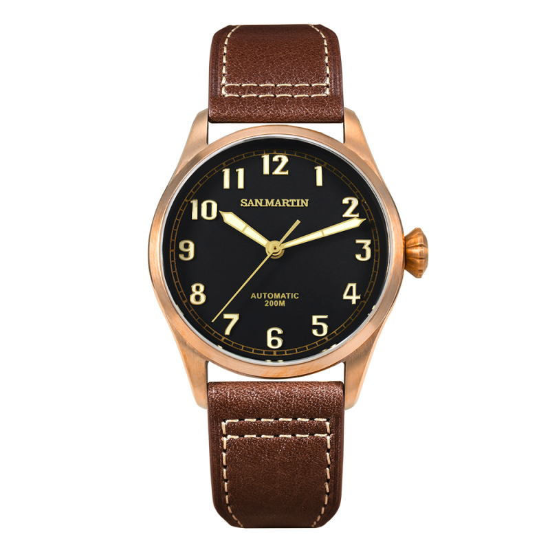 San Martin CuSn8 Bronze Men Watch - SN0043Q