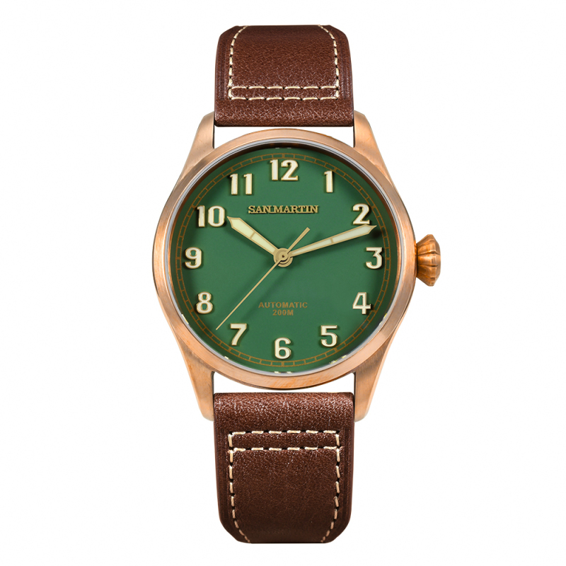 San Martin CuSn8 Bronze Men Watch - SN0043Q
