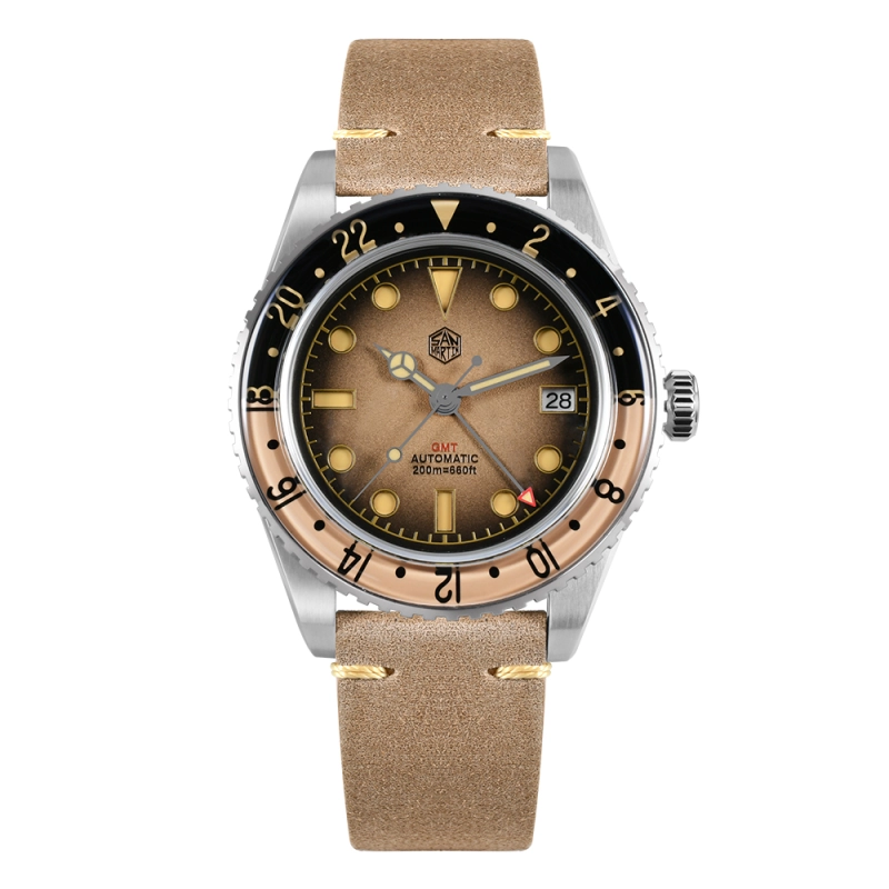 San Martin 40mm Retro NH34 GMT Watch SN0134