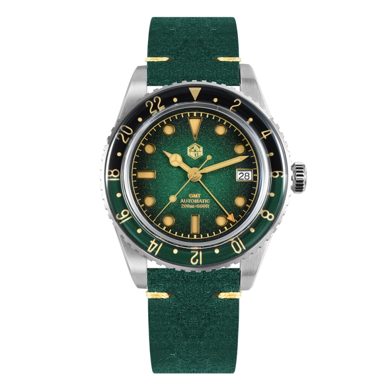 San Martin 40mm Retro NH34 GMT Watch SN0134