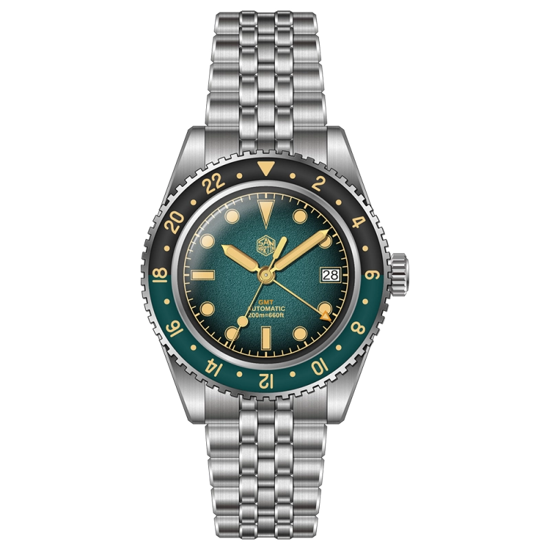 San Martin 40mm Retro NH34 GMT Watch SN0134