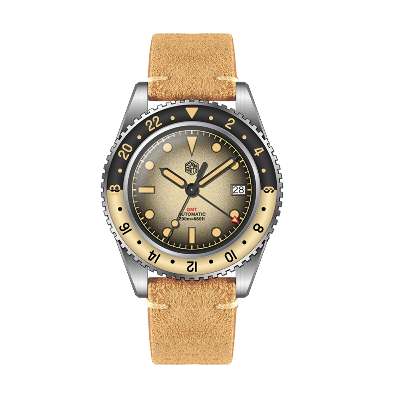 San Martin 40mm Retro NH34 GMT Watch SN0134