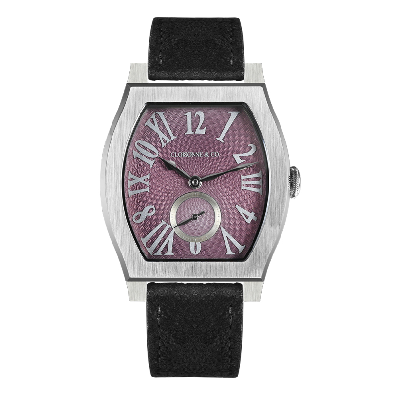 San Martin 36mm ETA7001 Barrel Shaped Enamel Hand Guilloche Dial Men Mechanical Watch Manual Winding SN0100