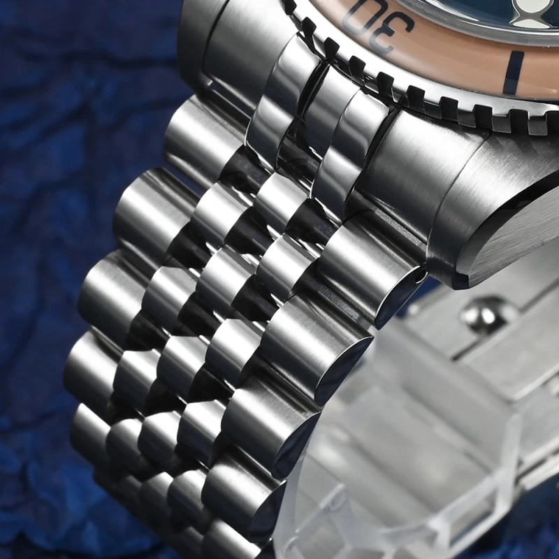 San Martin 40mm Men Dive Watch NH35 Automatic Movement Mechanical Wristwatches Sapphire Crystal Fully Luminous Waterproof 20Bar