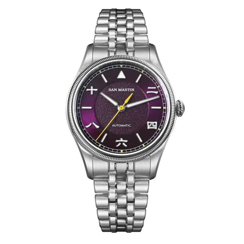 San Martin 39.5mm Pilot Watch YN55 Automatic Mechanical Watch SN0033G-C