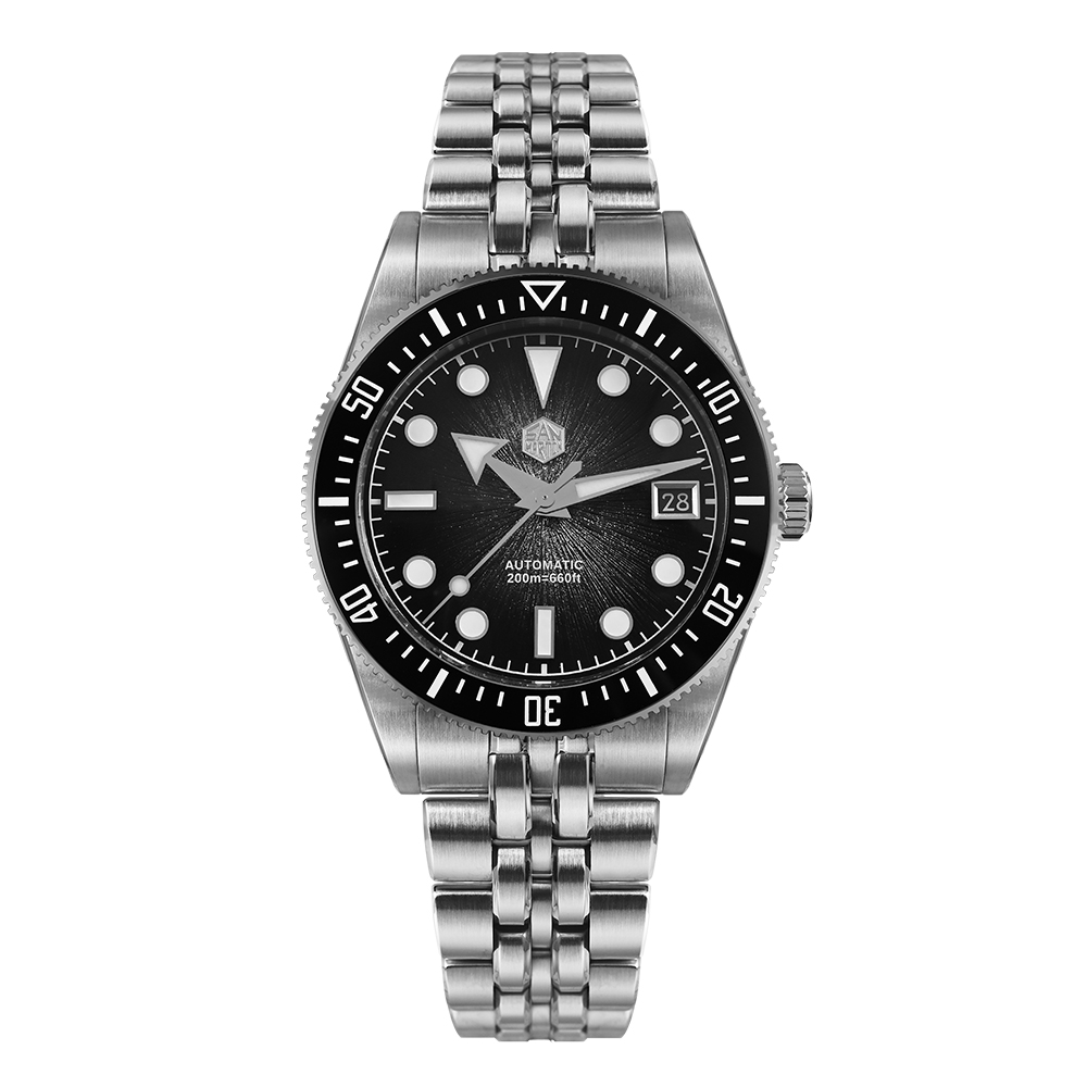 San Martin 37.5mm Men Diver Watch Miyota 9015 Automatic Mechanical