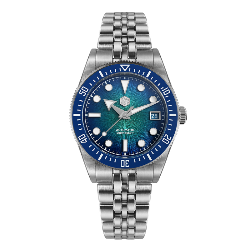 San Martin 37.5mm Men Diver Watch Miyota 9015 Automatic Mechanical SN0148GX